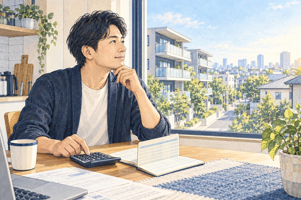 住宅ローン金利の推移について、物件や資料を確認する場面