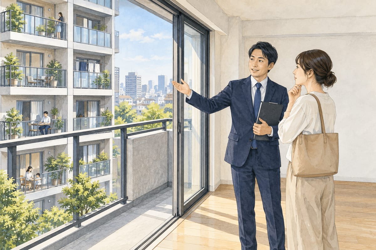 マンション投資の入居率99%は信用できる?空室率・空室日数の確認方法について、物件や資料を確認する場面