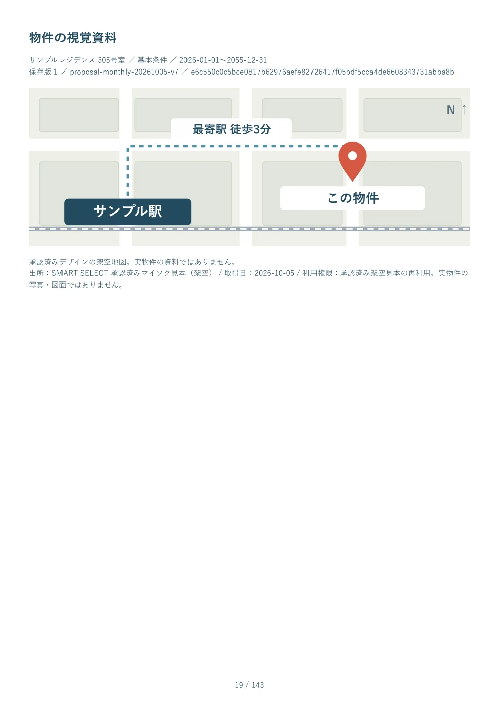 PDF見本 19ページ 物件の視覚資料