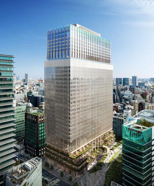 京橋三丁目東地区の公式完成予想図