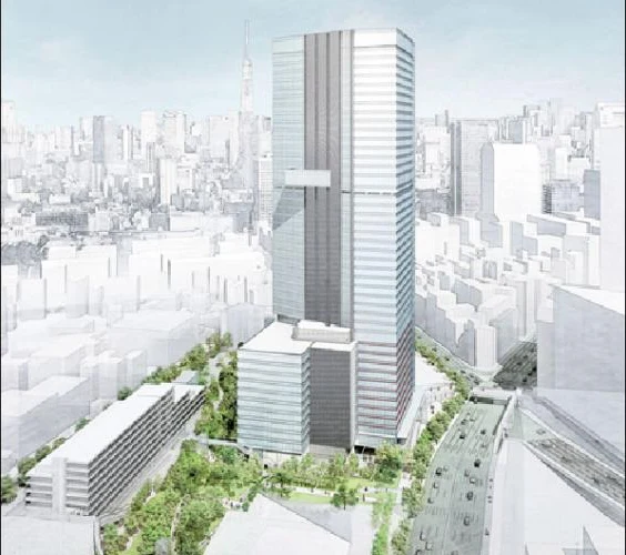 三田三・四丁目地区の公式完成予想図。港区全域や他地区の完成形ではありません