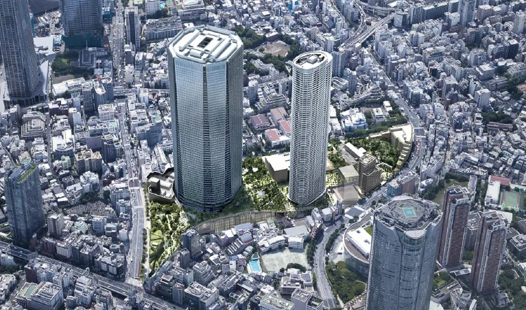 住友不動産・森ビル「六本木5丁目プロジェクト」2026年5月15日資料・2ページ(完成予想図)