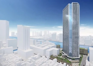 東京都「月島三丁目北地区」2020年8月6日・完成イメージパース(完成予想図)